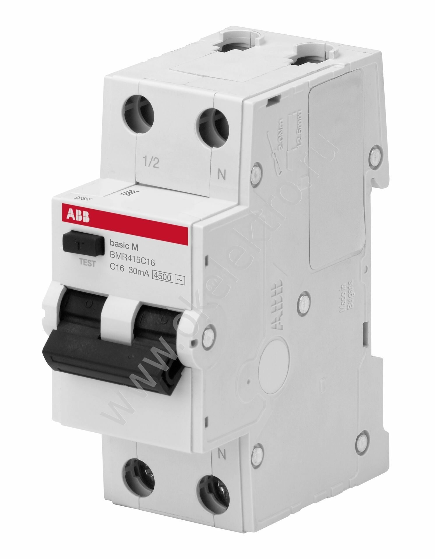     ABB (), 1P+N, 16, C, 4.5kA,30A, AC