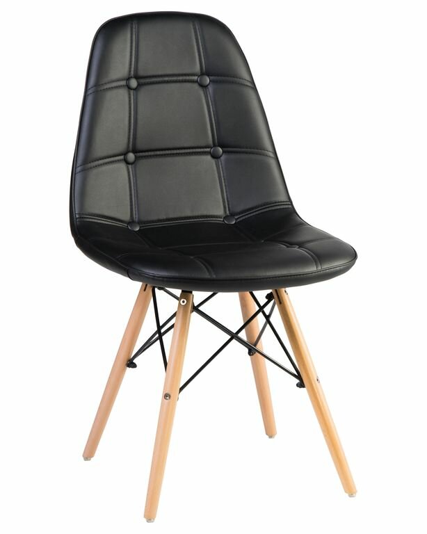 Комплект стульев обеденных Eames Style DSW Eco Bennet LMZL-301 черный DOBRIN (2шт)