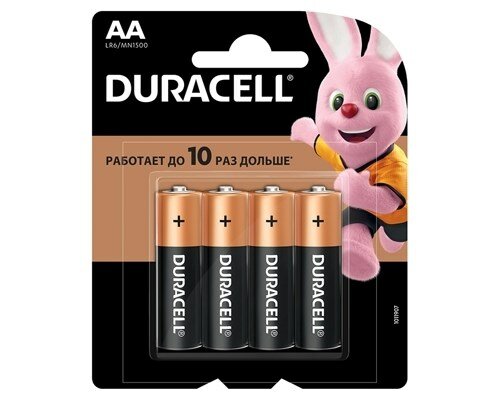 Батарейка Duracell LR6-4BL BASIC 4 шт.