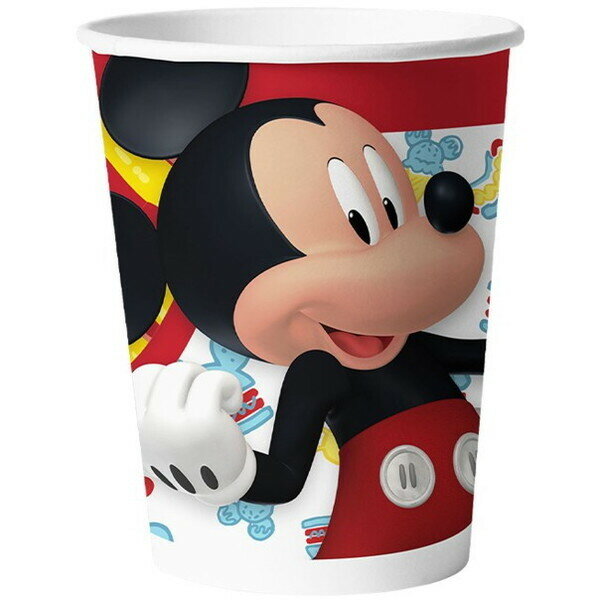 Набор бумажных стаканов 6шт 250мл «Mickey Mouse» 3D