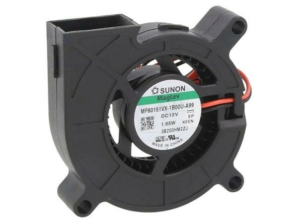 Вентилятор SUNON MF60151VX-A99-B Вентилятор: DC blower 12ВDC 60x60x15мм 1054м3/ч 377дБА Vapo 1шт