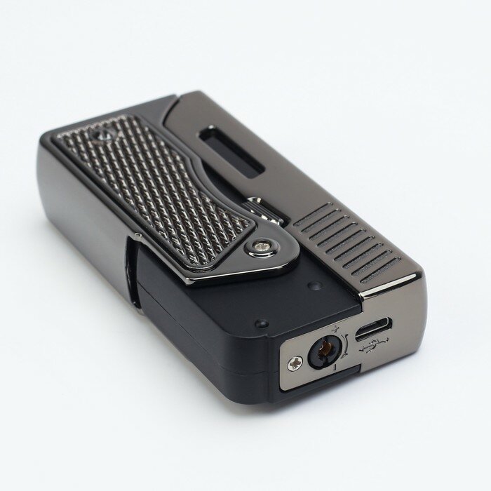 Зажигалка электронная "Пистолет", дуговая, индикатор заряда, USB, 8.3 х 4.1 х 1.8 см 9398541 - фотография № 6
