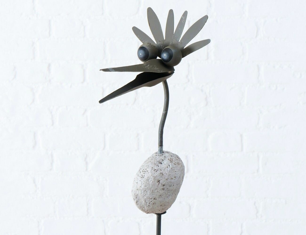 Штекер садовый "Птички чакки", металлические, серые, 120 см (2 шт.), Boltze - фотография № 2
