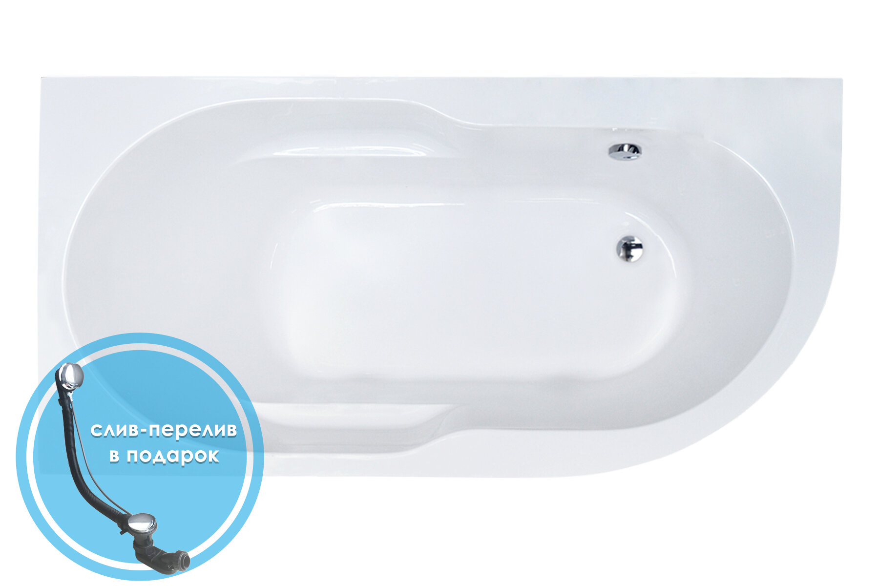 Акриловая ванна Royal Bath Azur RB 614202 L 160 см