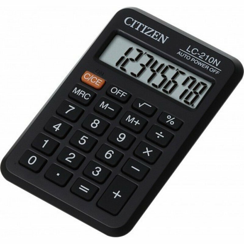 Калькулятор карманный Citizen LC-110N/NCFS 8-разрядный, 186963