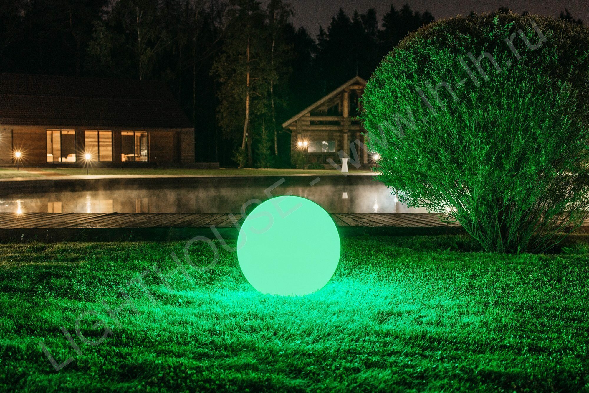Ландшафтный шар-светильник Moonlight 60 см 220V RGB