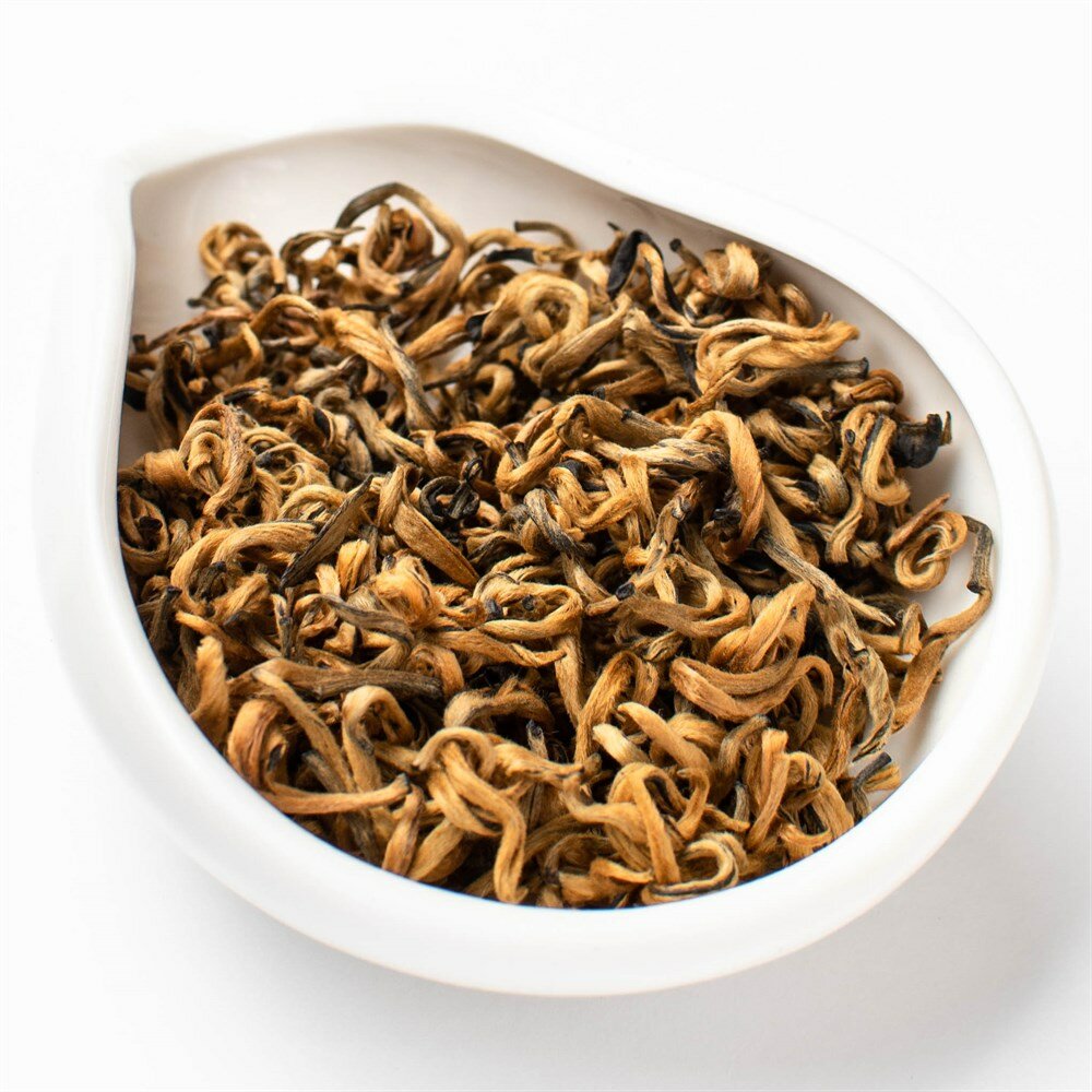 Чёрный (китайский красный) чай "Мисян Цзинь Я" (золотые почки с медовым ароматом) 50 гр - фотография № 2