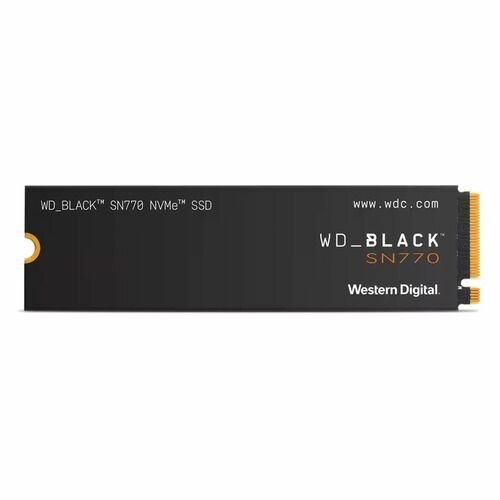 SSD накопитель WD Black SN770 WDS500G3X0E 500ГБ, M.2 2280, PCIe 4.0 x4, NVMe, M.2
