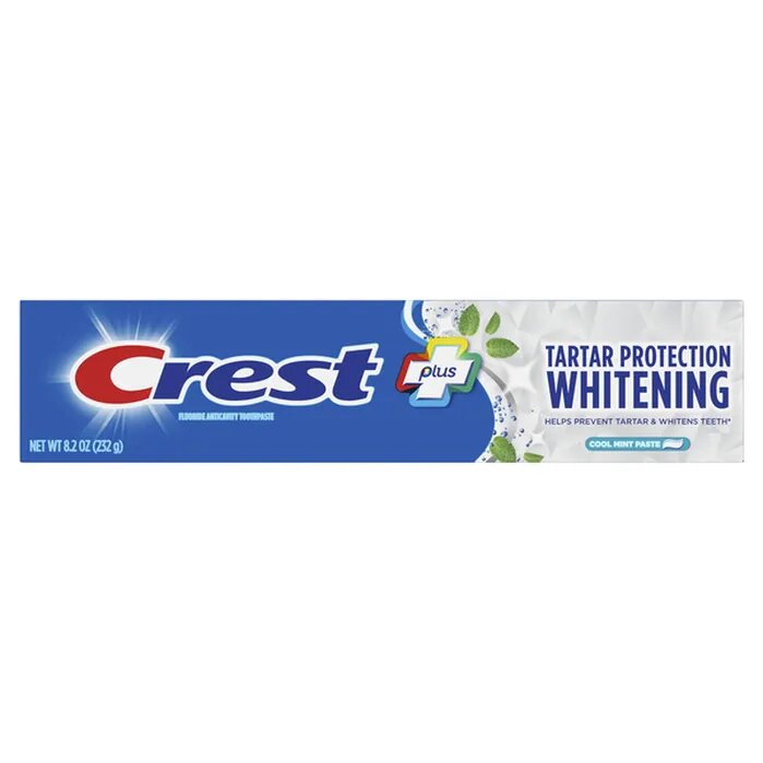Отбеливающая зубная паста Crest + Tartar Protection Whitening, 232 грамма