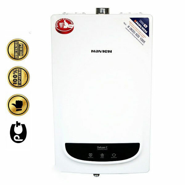 Газовый котёл Navien Deluxe S 16 настенный, двухконтурный