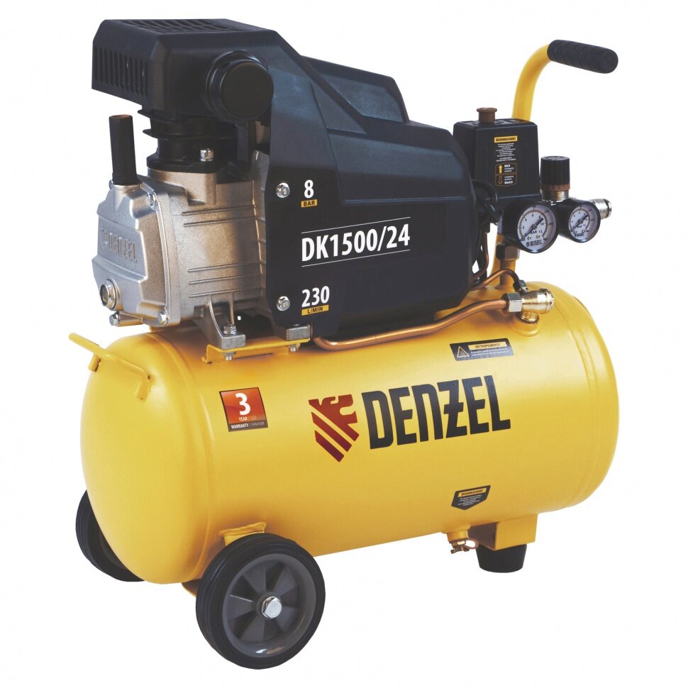 Компрессор воздушный DK1500/24 Denzel