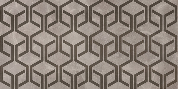 Декор Atlas Concorde Italy Marvel Pro Grey Fleury Hexagon 40x80 глянцевый 8MHG (1 шт.)