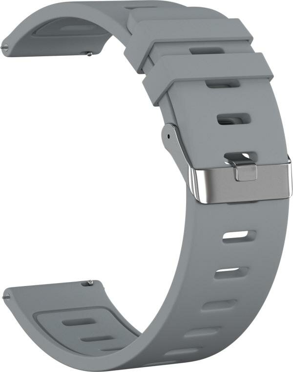 Ремешок силиконовый GSMIN Blow Light 22 для Huawei Watch GT 2 Pro (Серый)