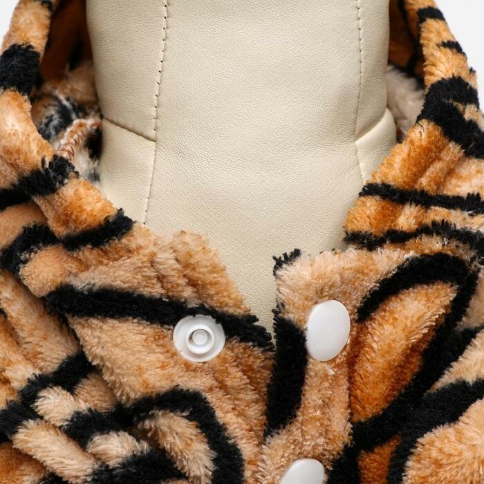 Куртка "Тигрёнок" с капюшоном, размер L (ДС 35 см, ОГ 45 см, ОШ 35 см) - фотография № 7