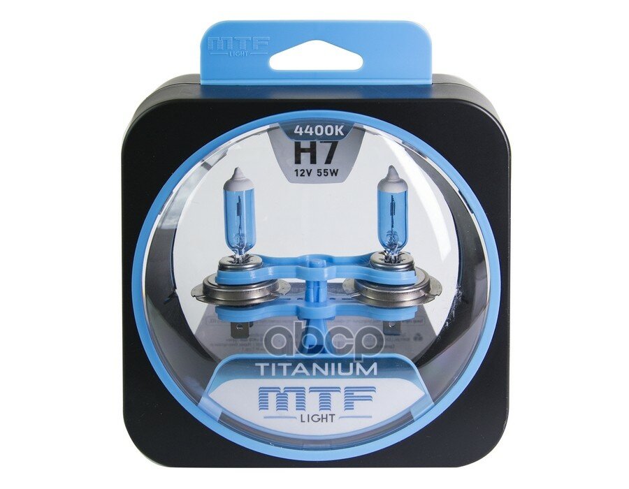  Mtf H7 12v 55w Titanium 4400k - 2  MTF Light . HTN1207