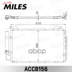 Конденсер Hyundai Matrix 1.5-1.8 01- Miles арт. ACCB156