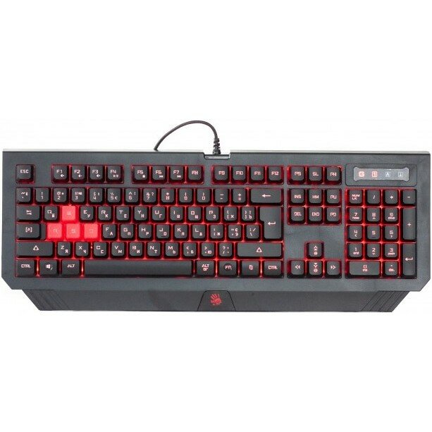 A-4Tech Клавиатура Bloody B125N Black USB Multimedia Gamer LED 1164258