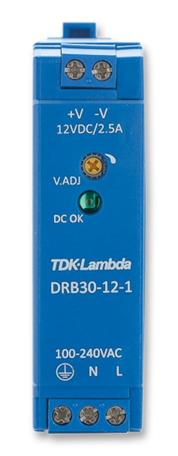 Источник питания на DIN-рейку TDK-Lambda DRB30-12-1 - фотография № 1