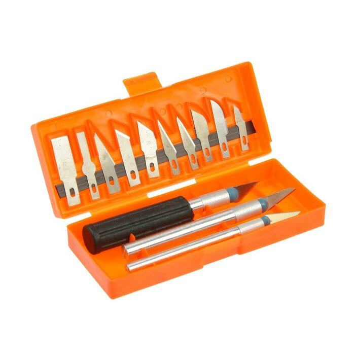 фото Набор резцов по дереву Sparta, пластмассовые рукоятки, 13 шт