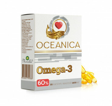 Омега 3 - 60% OCEANICA капс. 1400МГ №30