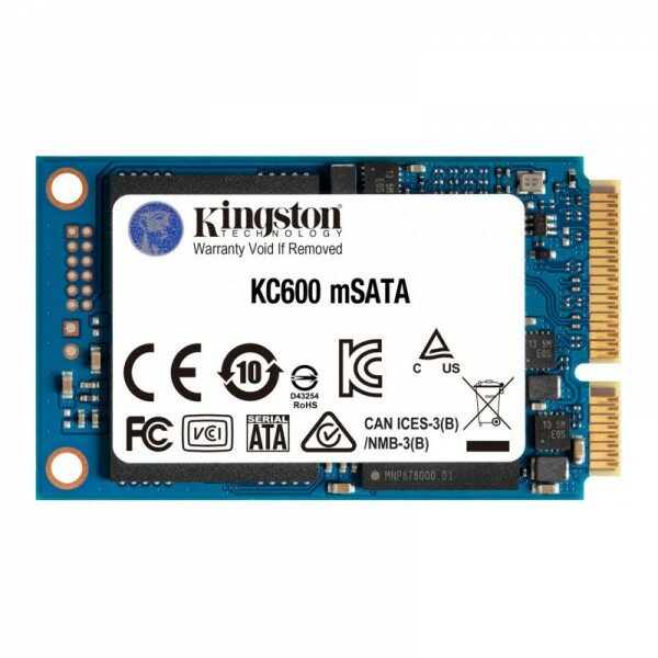 Жесткий диск SSD KINGSTON KC600 SKC600MS/512G MSATA 512GB