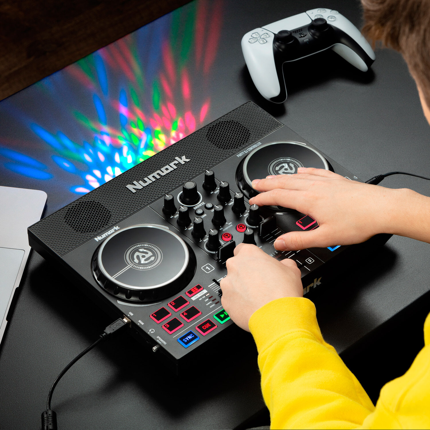 DJ станции комплекты контроллеры Numark Party Mix Live