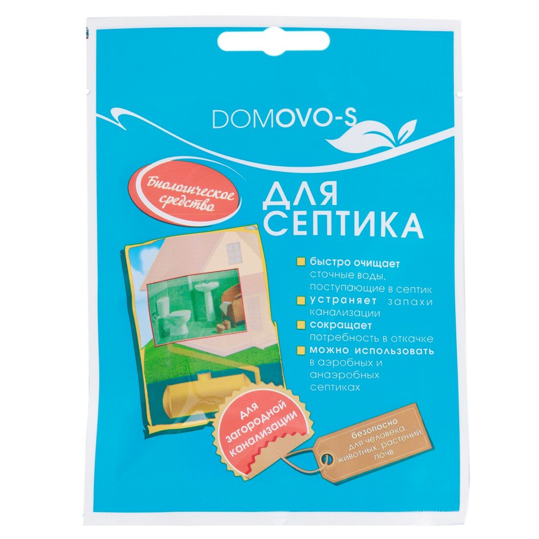 Средство для септика DOMOVO S, 12г - фотография № 2