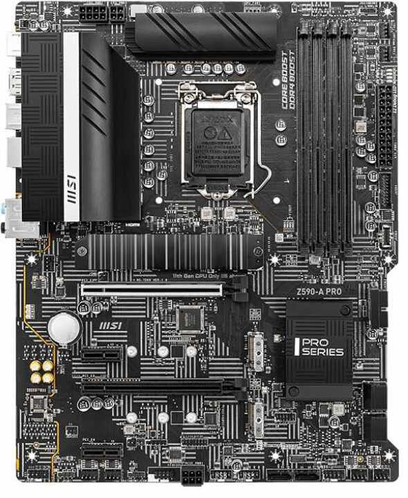 MSI Z590-A PRO (ATX, Z590, 4xDDR4-5333, M.2, DisplayPort, HDMI)