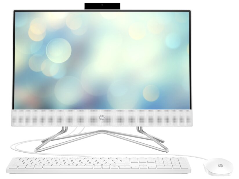 Моноблок HP 21.5" (1920x1080) HP All-in-One Essential 22-dd2004ci 69G48EA/Intel Pentium J5040(2Ghz)/4GB+SSD 256GB/No OS