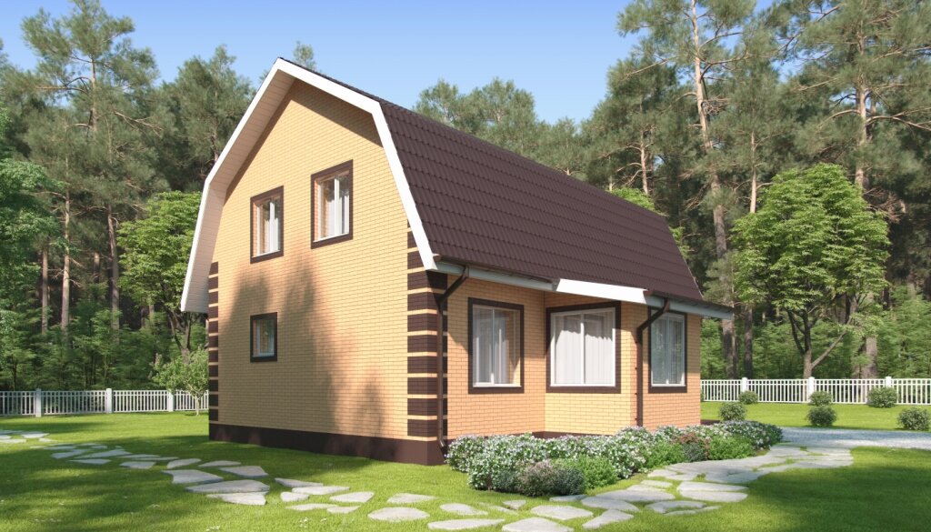 Проект жилого дома SD-proekt 15-0007 (126,92 м2, 10,0*8,05 м, керамический блок 380 мм, облицовочный кирпич) - фотография № 3