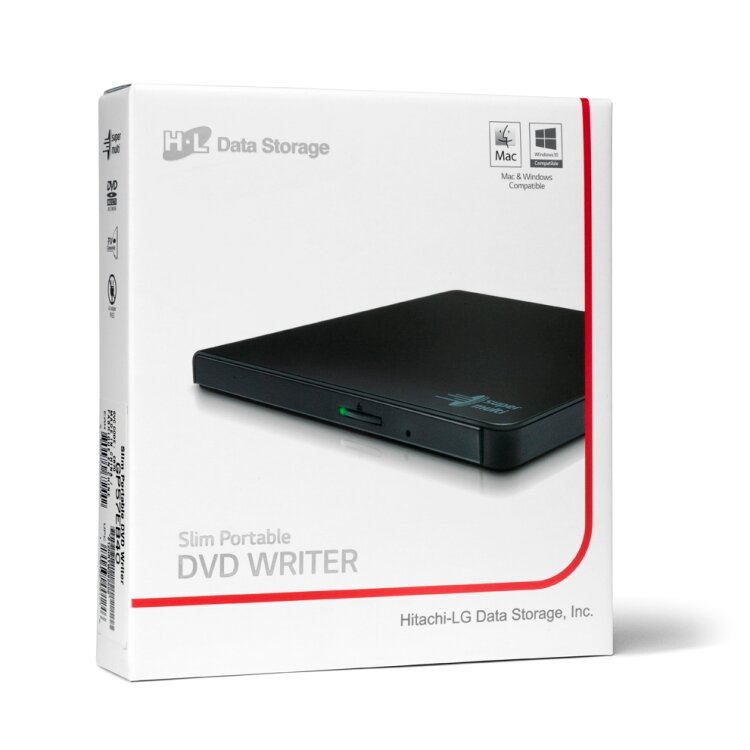 Оптич. накопитель ext. DVD±RW HLDS (Hitachi-LG Data Storage) GP57EB40 Black