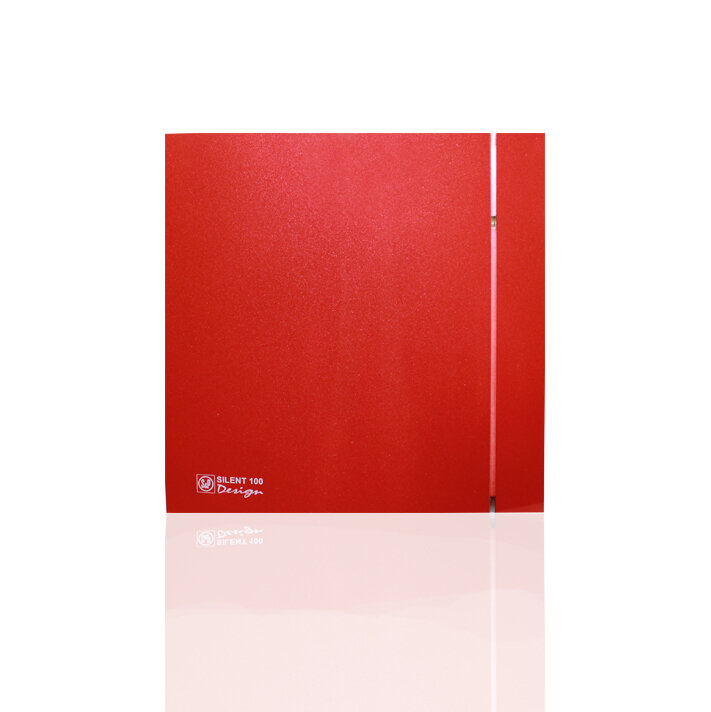 Soler & Palau Вентилятор накладной Soler & Palau Silent 100 CZ Design ECOWATT Red