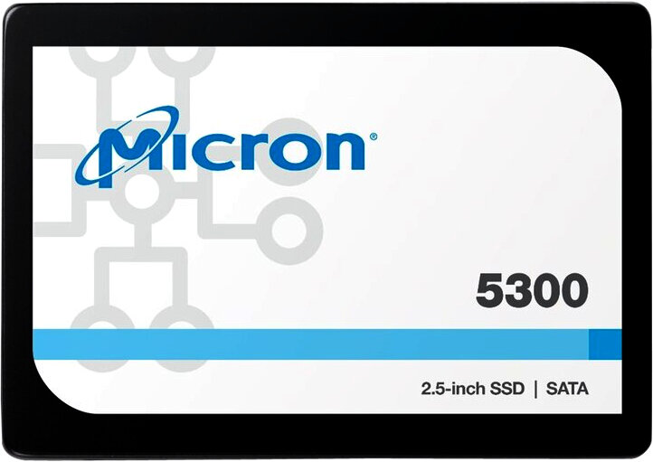Накопитель SSD Micron 5300 MAX MTFDDAK1T9TDT-1AW1ZABYY/SATA III/1.92 TB