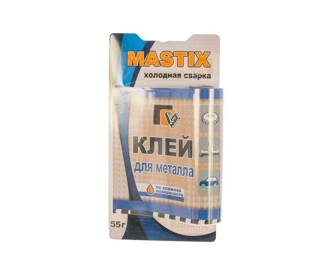 фото Клей для металла "Холодная сварка" от бренда "MASTIX", 55 грамм в тубе