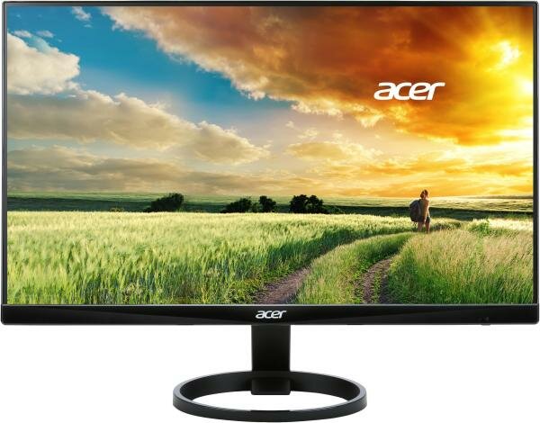 Монитор 23.8 Acer R240HYbidx Black (IPS, 1920x1080, 60Hz, 178°/178°, 250 cd/m, 100,000,000:1, +DVI, +HDMI, )