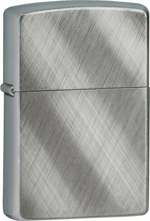 Зажигалка ZIPPO Classic с покрытием Brushed Chrome латунь/сталь серебристая матовая 38x13x57 мм