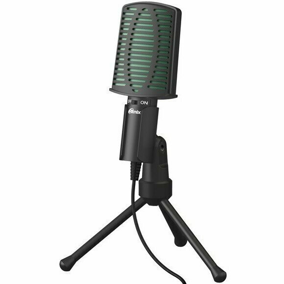 Микрофон Ritmix Black/Green (RDM-126)