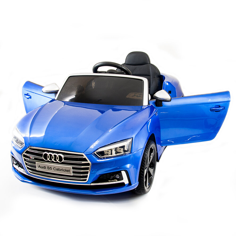 Легковые автомобили Harley Bella Детский электромобиль Audi S5 Cabriolet LUXURY 2.4G - Blue - HL258-LUX