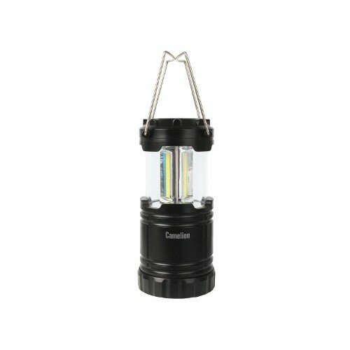 Camelion LED5632 фонарь для кемпинга 3XR03, черный, 3X COB LED, пласт. кор.
