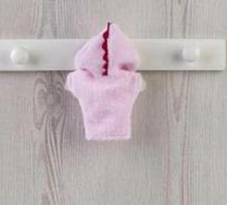 Банный халатик розовый ASI для куклы, 20 см. ASI-3116010