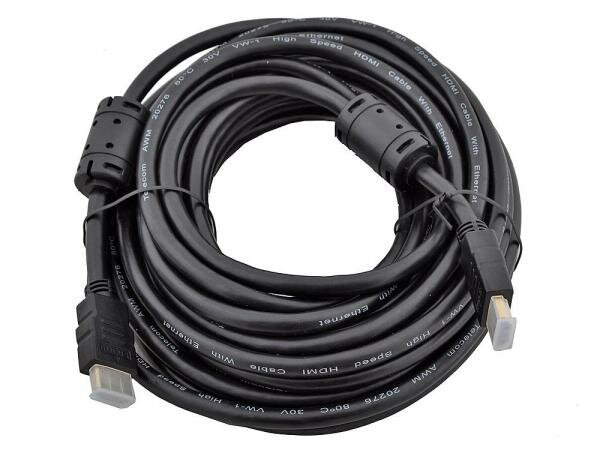 Кабель HDMI 10м VCOM Telecom CG511D-10M круглый черный