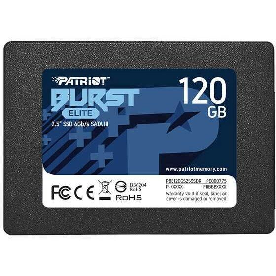 Patriot SSD 120Gb Burst Elite PBE120GS25SSDR