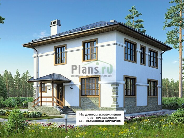 Проект дома Plans-63-63 (150 кв.м, газобетон) - фотография № 1