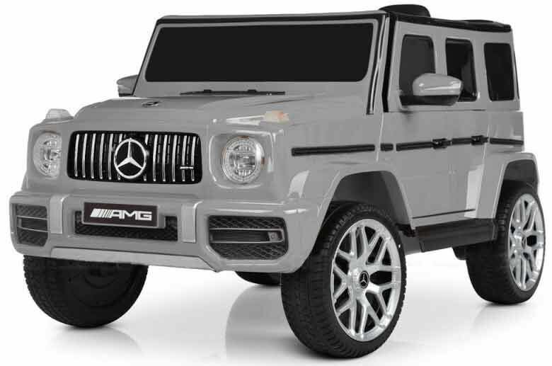 Электромобиль RiverToys Mercedes-Benz G63 K999KK Серебристый глянец