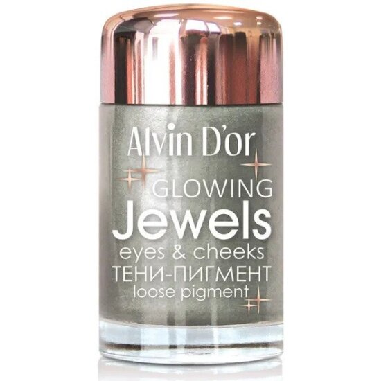 Тени-пигмент для век ALVIN D'OR Jewels тон 13 серый хамелеон