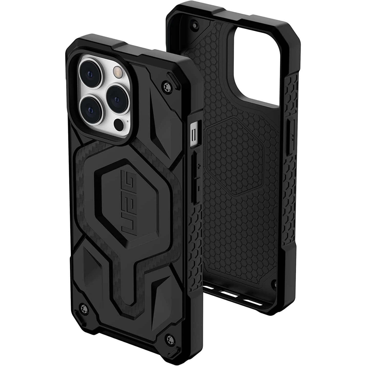 UAG Чехол UAG Monarch Kevlar-Black для iPhone 14 Plus, черный кевлар 114033113940