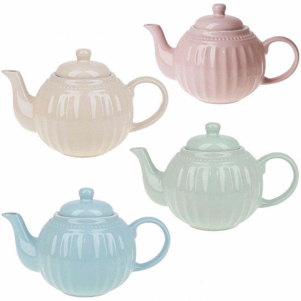 фото Чайник заварочный керамический 1,5 литра "Пастель" ENS Group