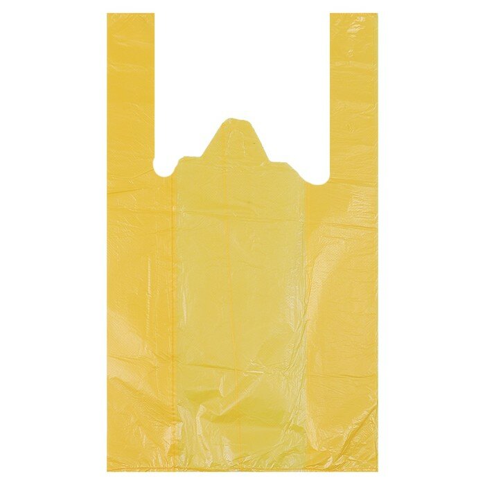 Пакет "Солнечный", полиэтиленовый, майка, 25 x 45 см, 9 мкм (100 шт)