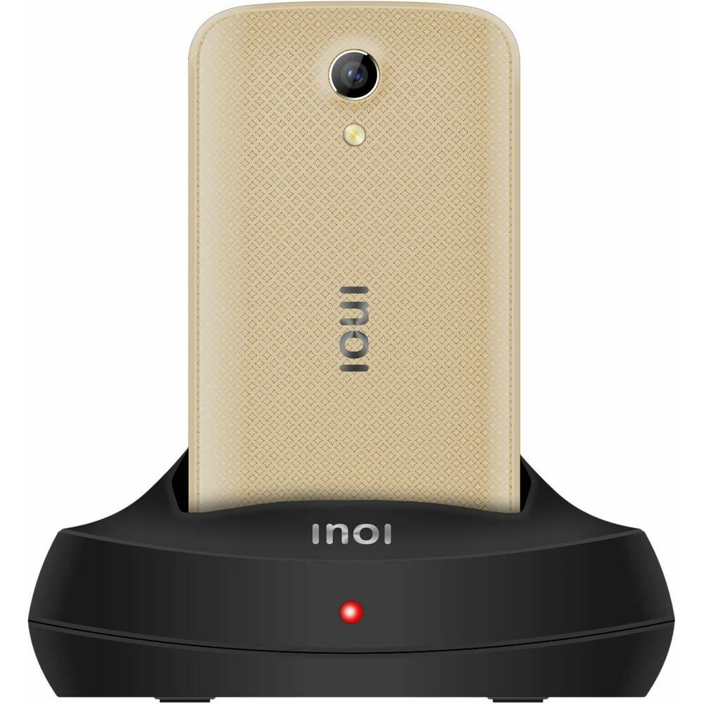 Мобильный телефон Inoi 247B Gold с док-станцией