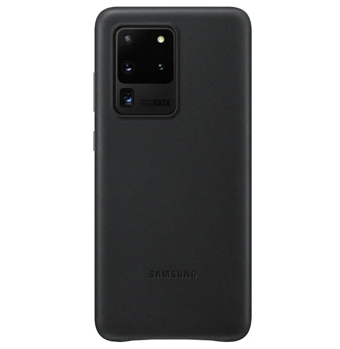 Чехол Samsung Galaxy S20 Ultra Leather Cover Черный (EF-VG988LBEGRU)